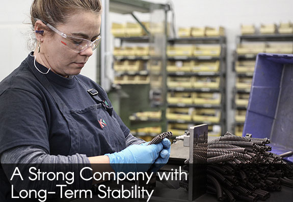 a strong company with long-term job stability 
